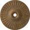 Ekena Millwork Galveston Ceiling Medallion (Canopies up to 4 3/4"), 36 5/8"OD x 3 5/8"ID x 2 3/8"P, Rubbed Bronze CM36GLRZS - alternate 1